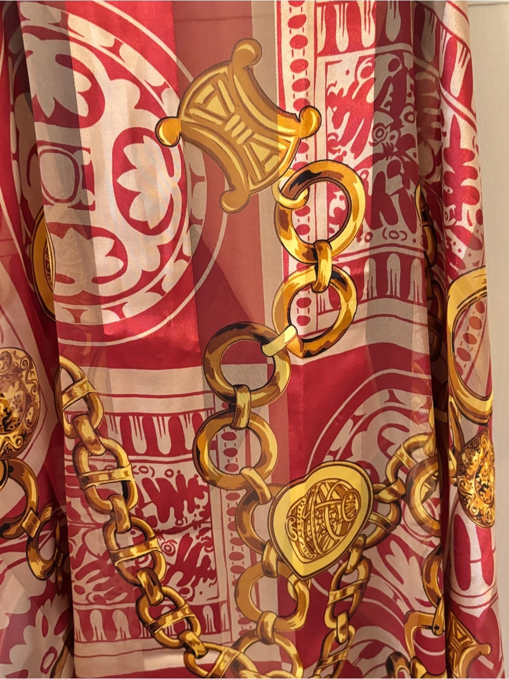 Chain Print Scarf